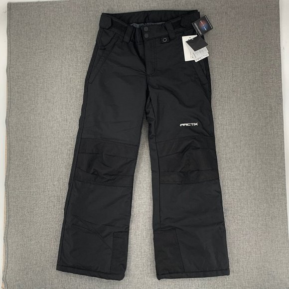 Brand New!! Kids Arctix Insulated Black‎ Snow Pants M (10/12) Wind Resistant - Picture 1 of 16